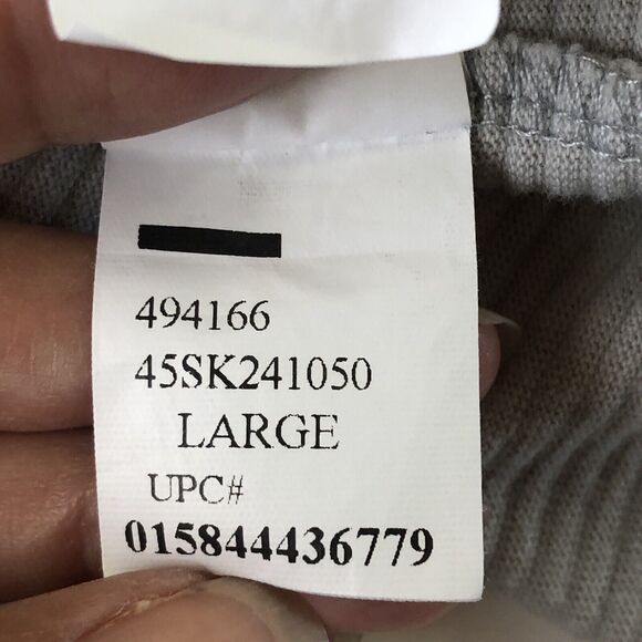 IZOD Saltwater Relaxed Classic 1/4 Zip Gray Long Sleeve Pullover Men's Large - Picture 11 of 14